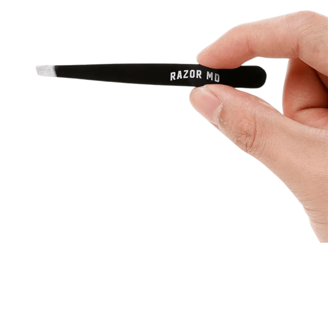 RAZOR MD Slanted Blackout Tweezer