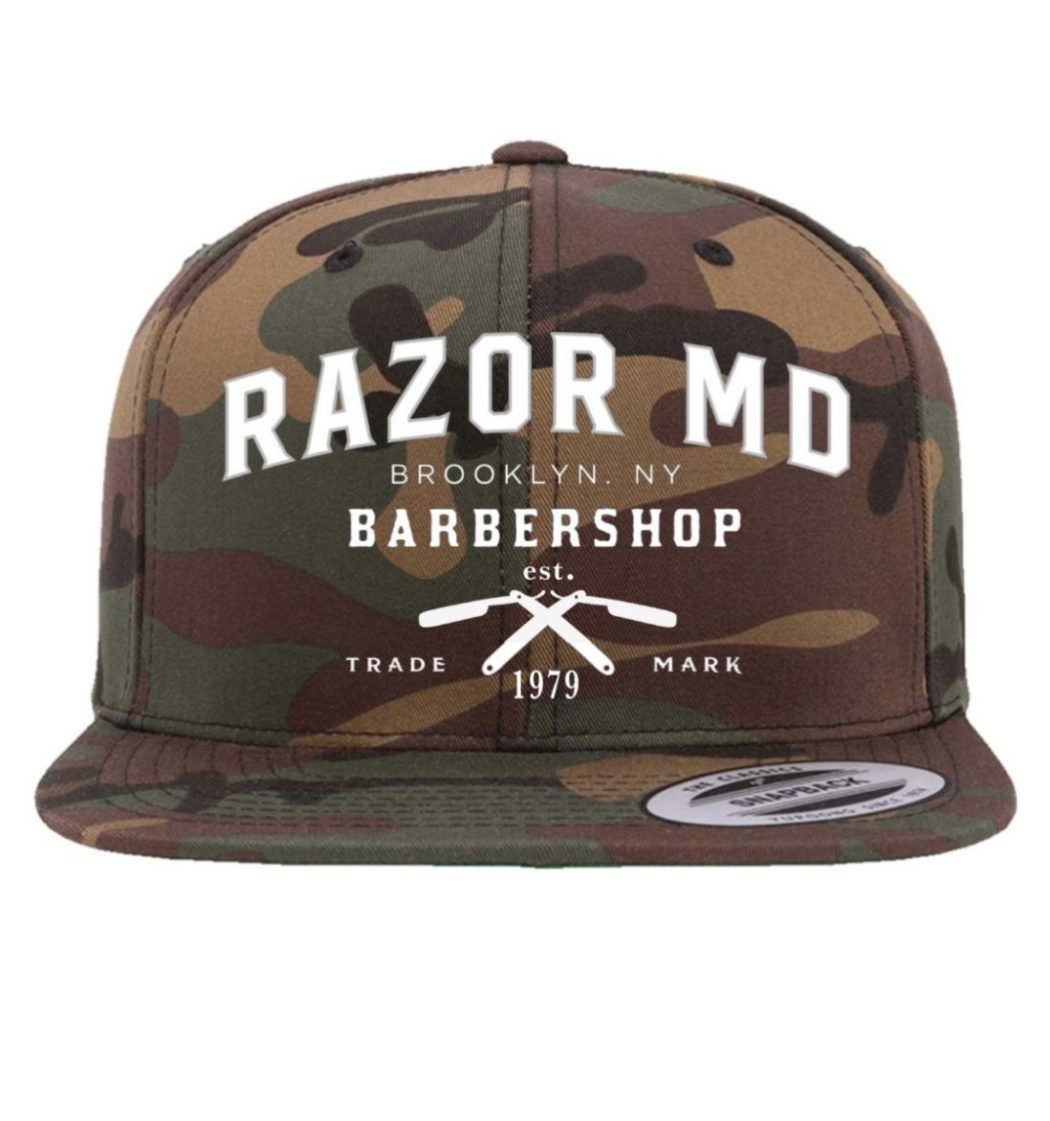 Barbershop Hat – Snapback – Camo