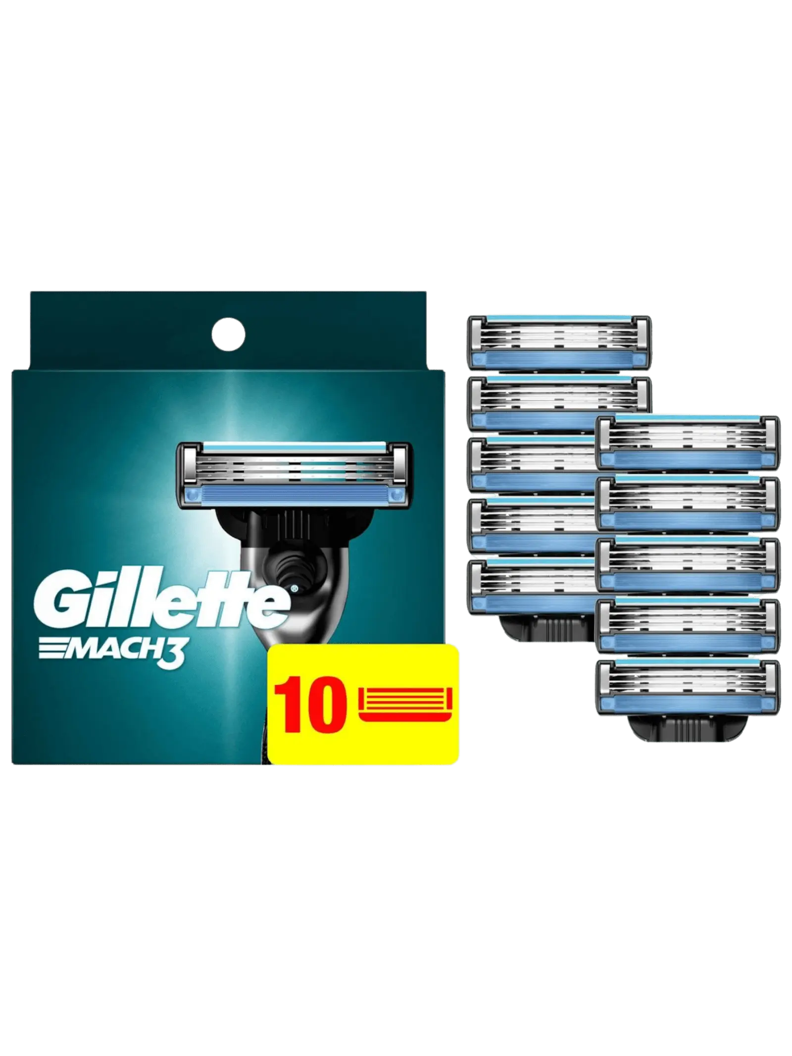 Gillette Mach3 Blades – 10 Pack