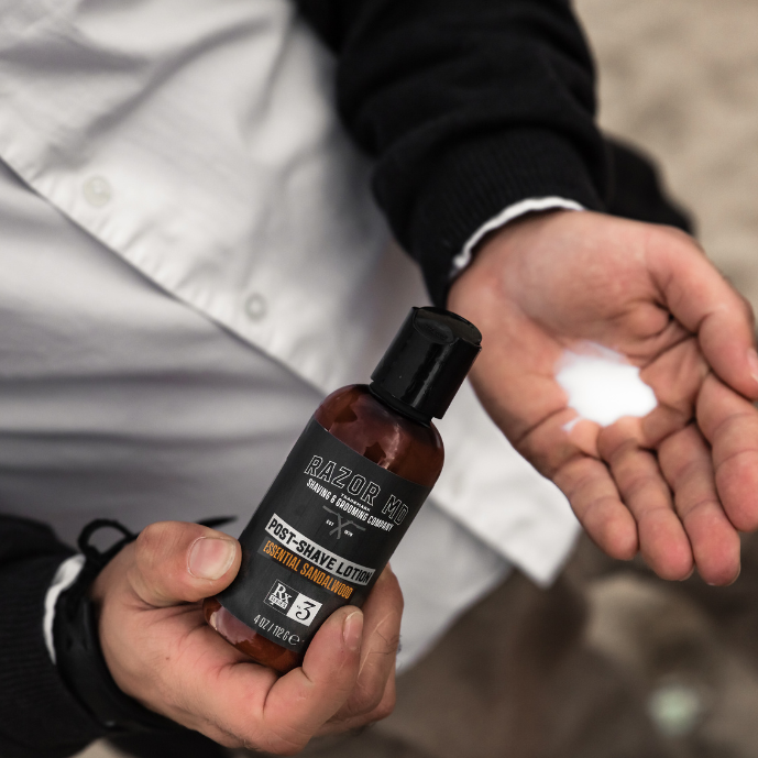 Post Shave Lotion - Sandalwood - 4oz - MADE IN USA