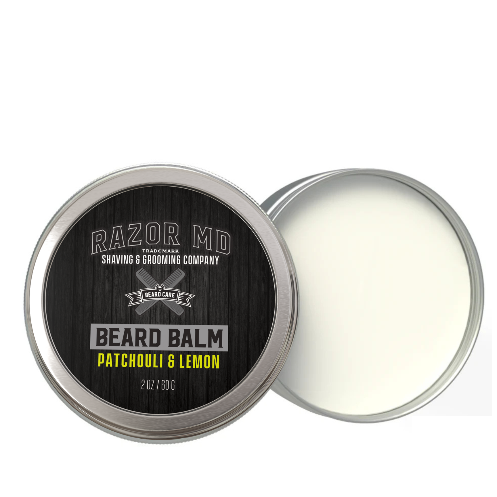 Beard Balm - Patchouli & Lemon - 2oz - MADE IN USA