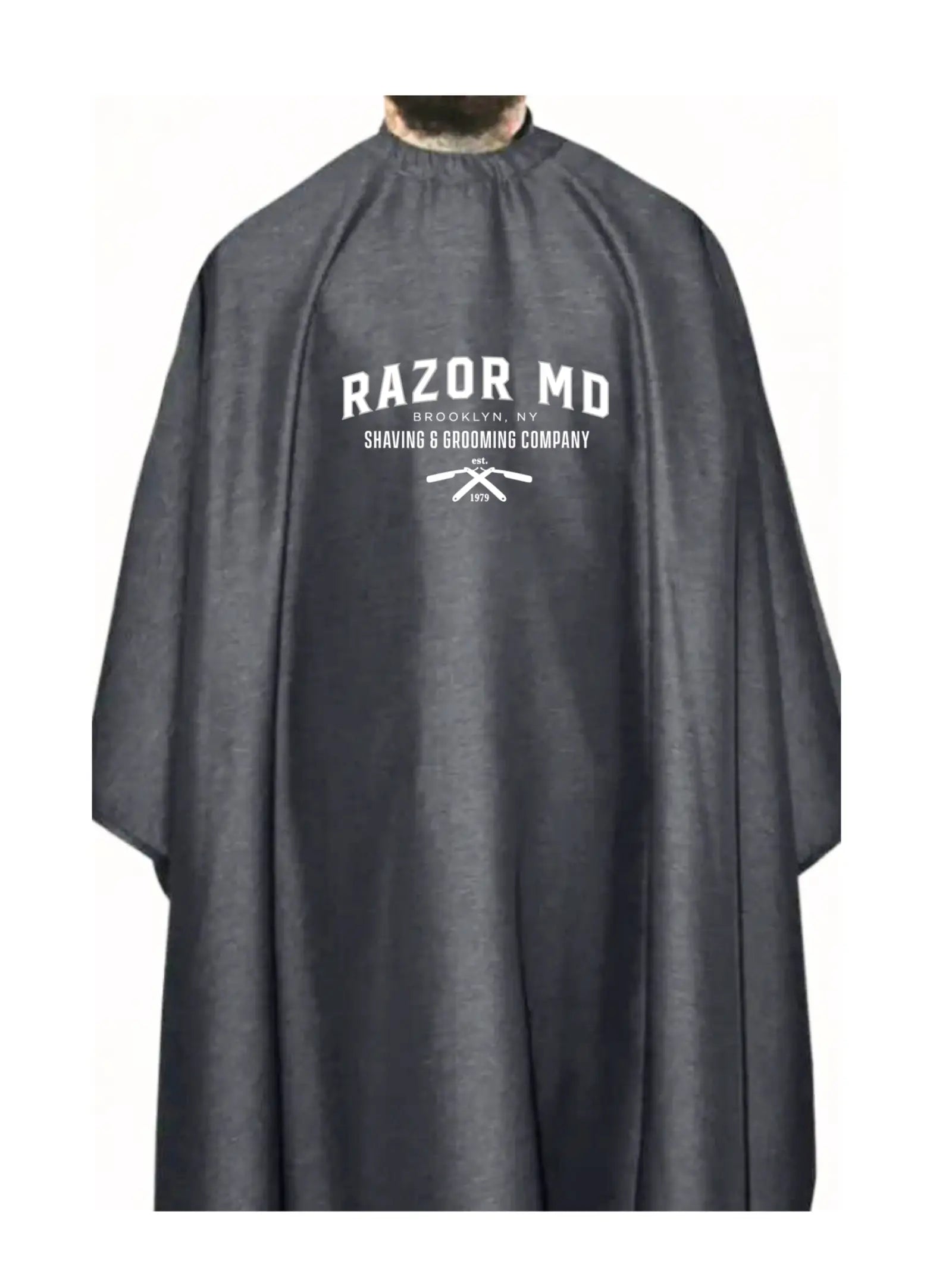 Barbershop Cape – Gun Metal By BarberStrong