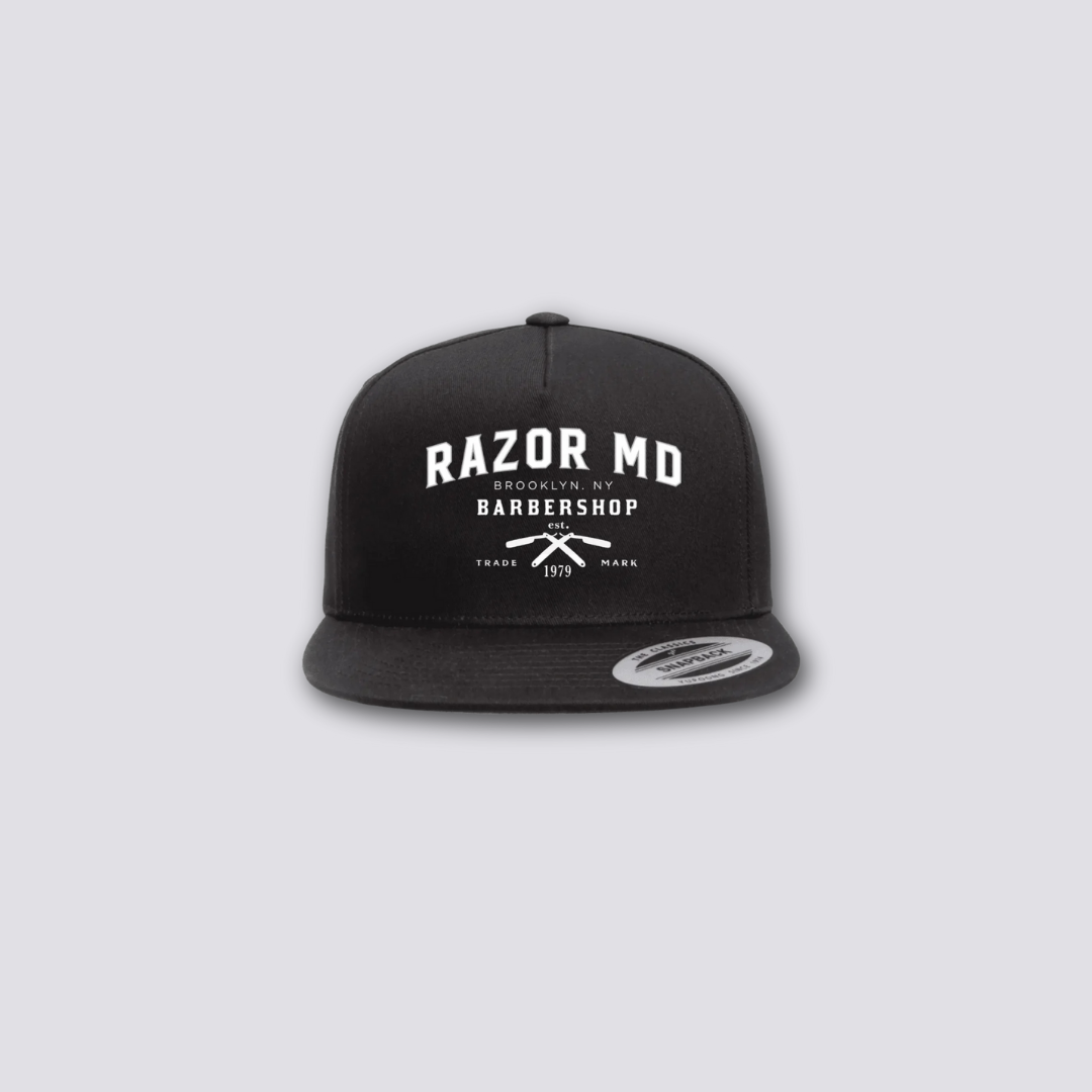 Barbershop Hat - Snapback Black