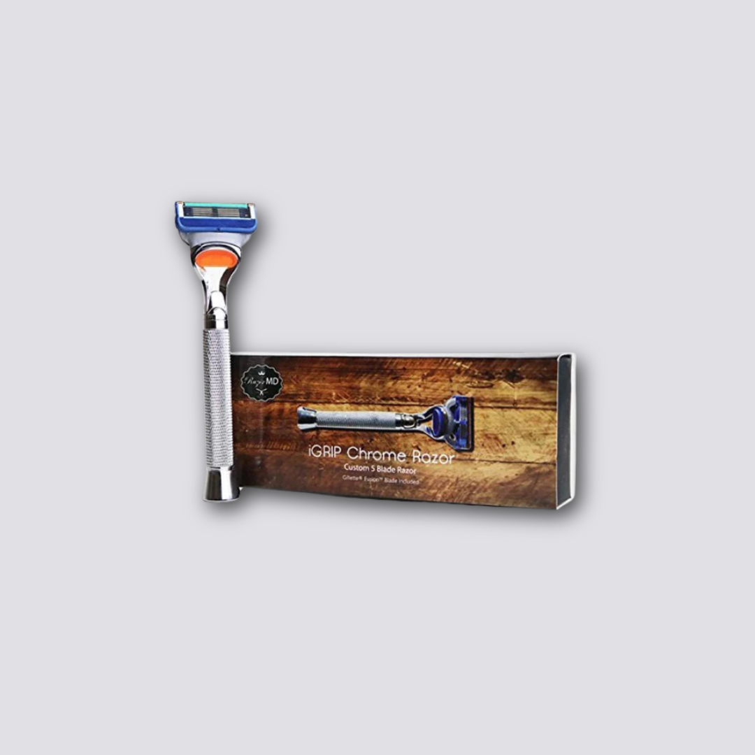 Rasoir iGRIP Chrome - 5 lames