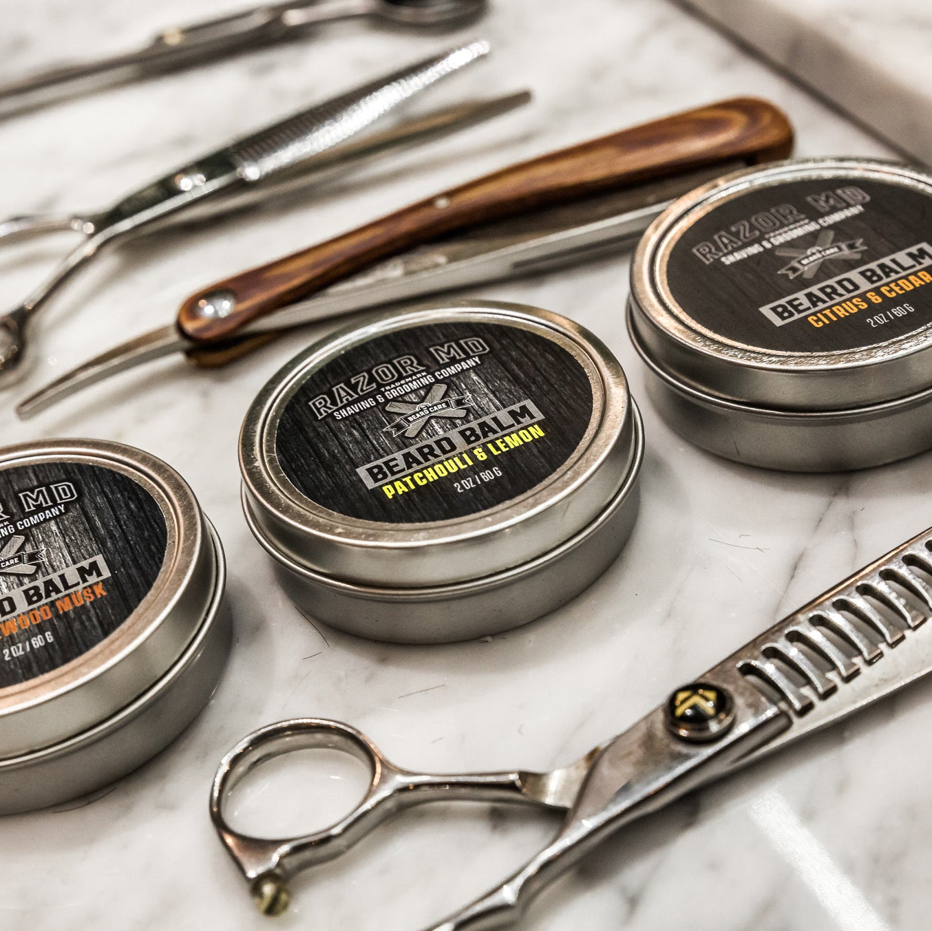 Beard Balm - Patchouli & Lemon - 2oz - MADE IN USA