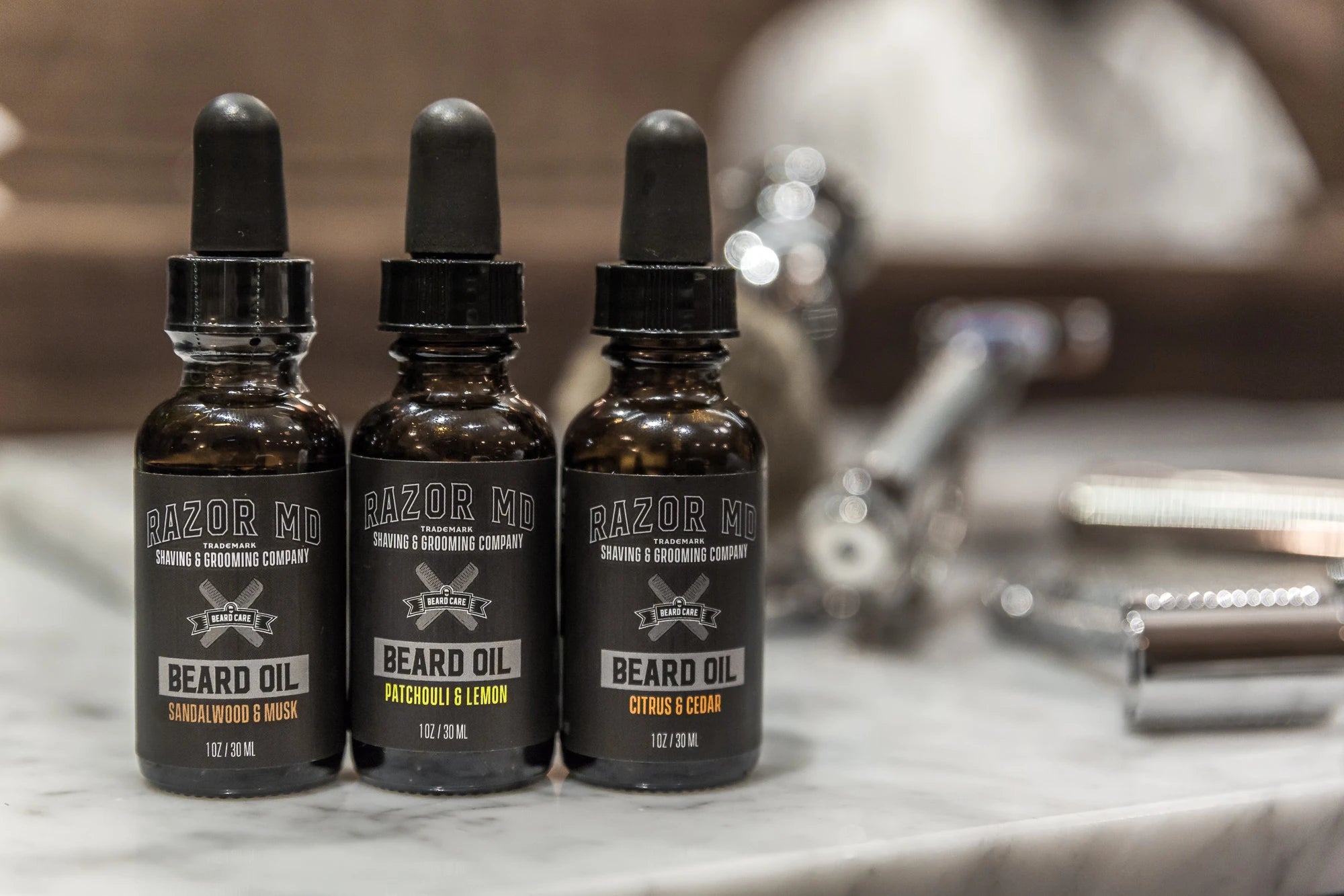 Beard Oils - 3 pack