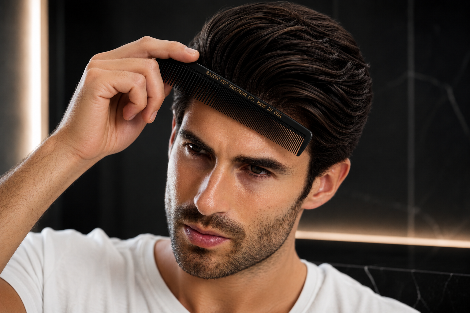 Signature Black Comb