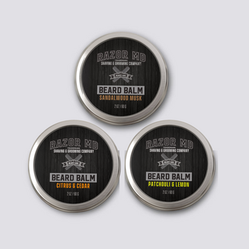 Bálsamos para barba - paquete de 3
