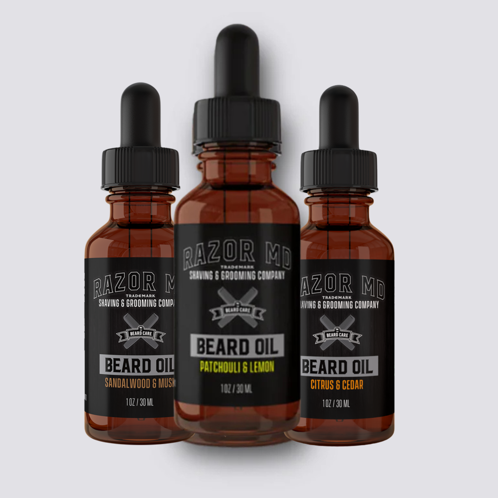 Beard Oils - 3 pack