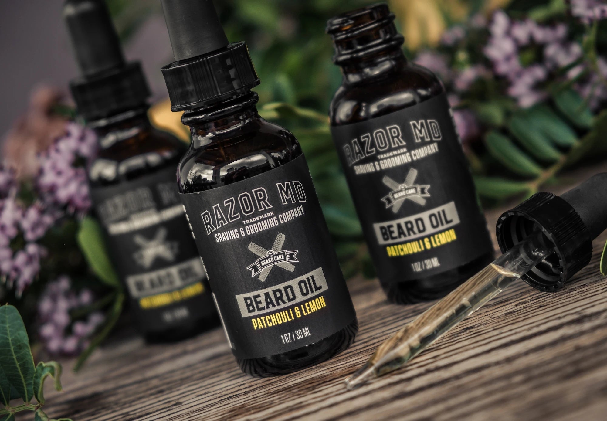 Aceite para barba - Pachulí y limón 