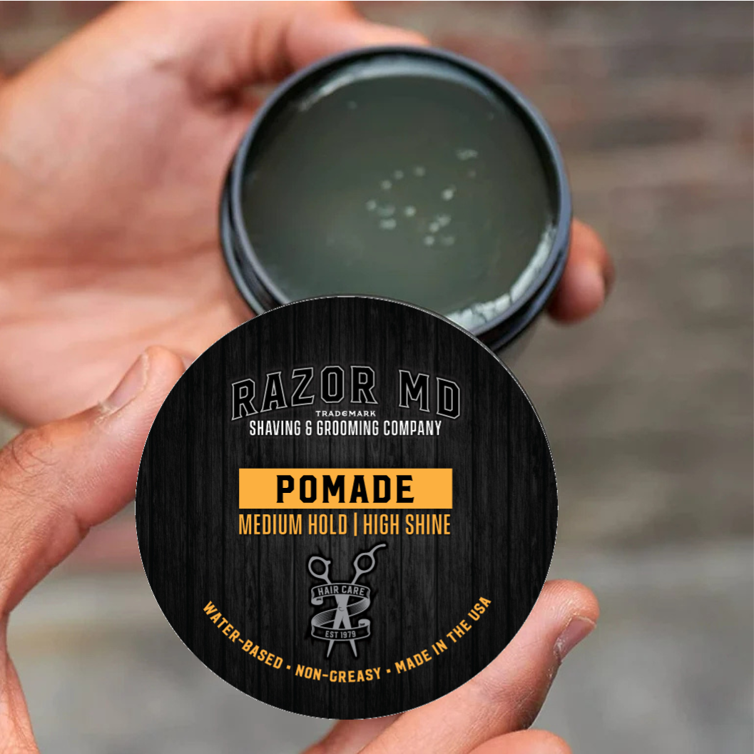 Hair Styling Pomade - Water Based  - 3.75oz - MADE IN USA
