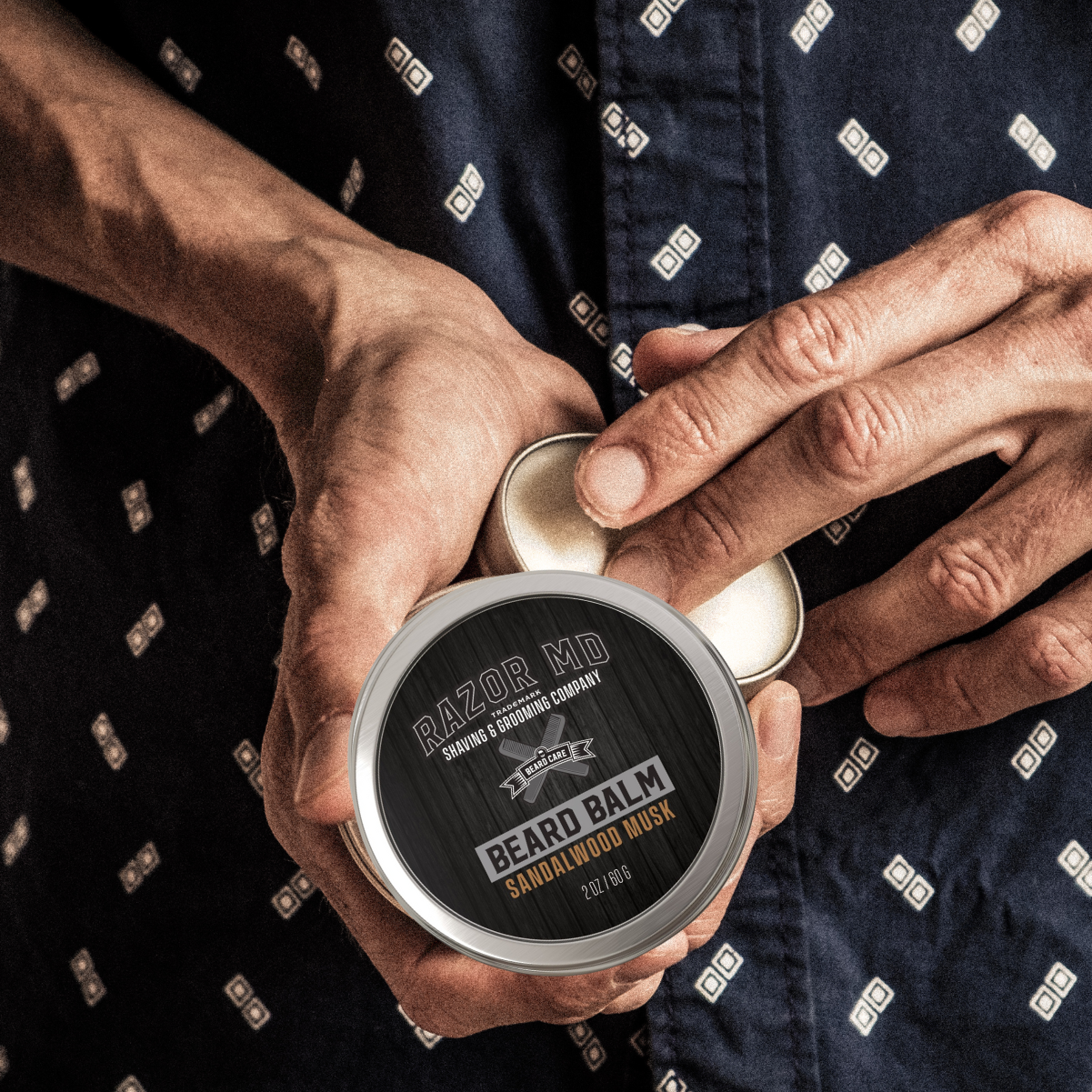 Beard Balm - Sandalwood Musk - 2oz - MADE IN USA