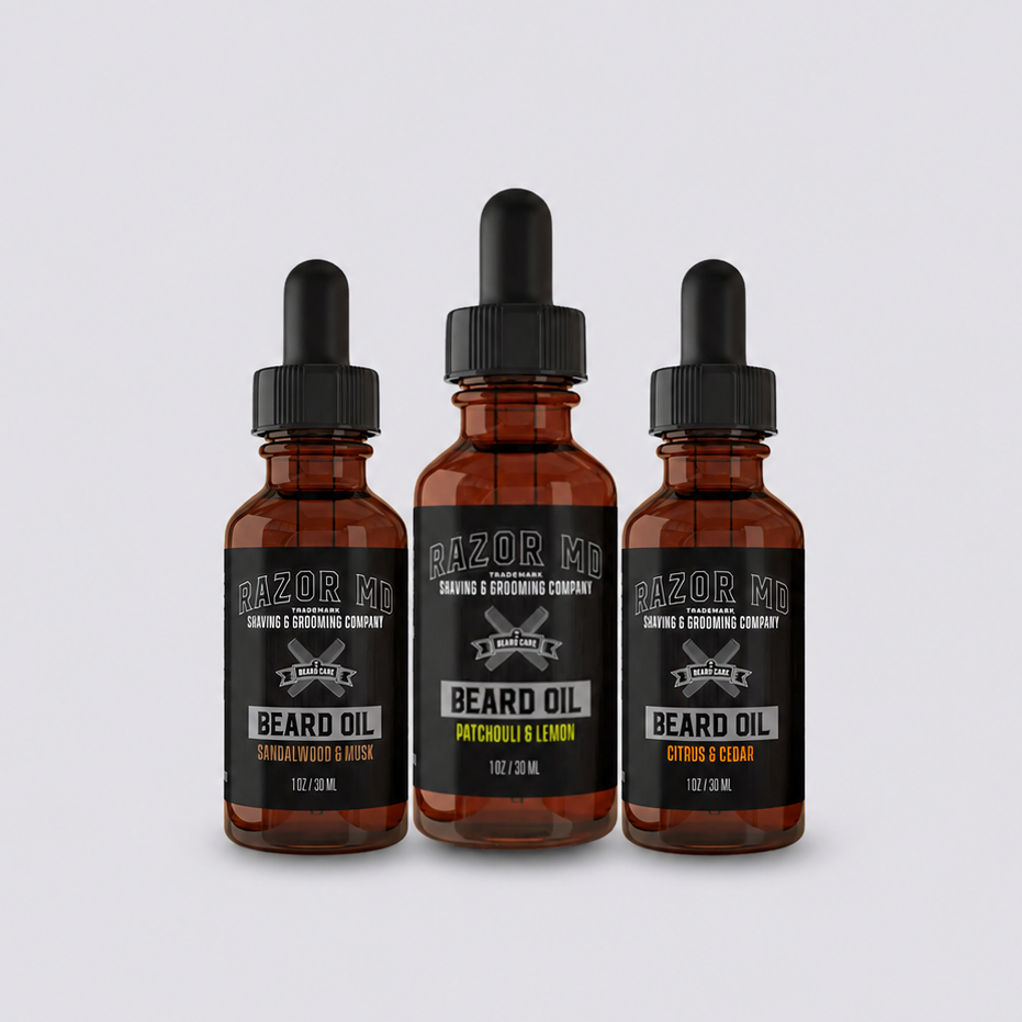 Beard Oils - 3 pack